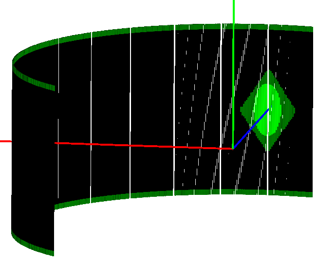 Default and beam stop masks of IN5 spectrometer.