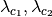 \lambda_{c_1},\lambda_{c_2}