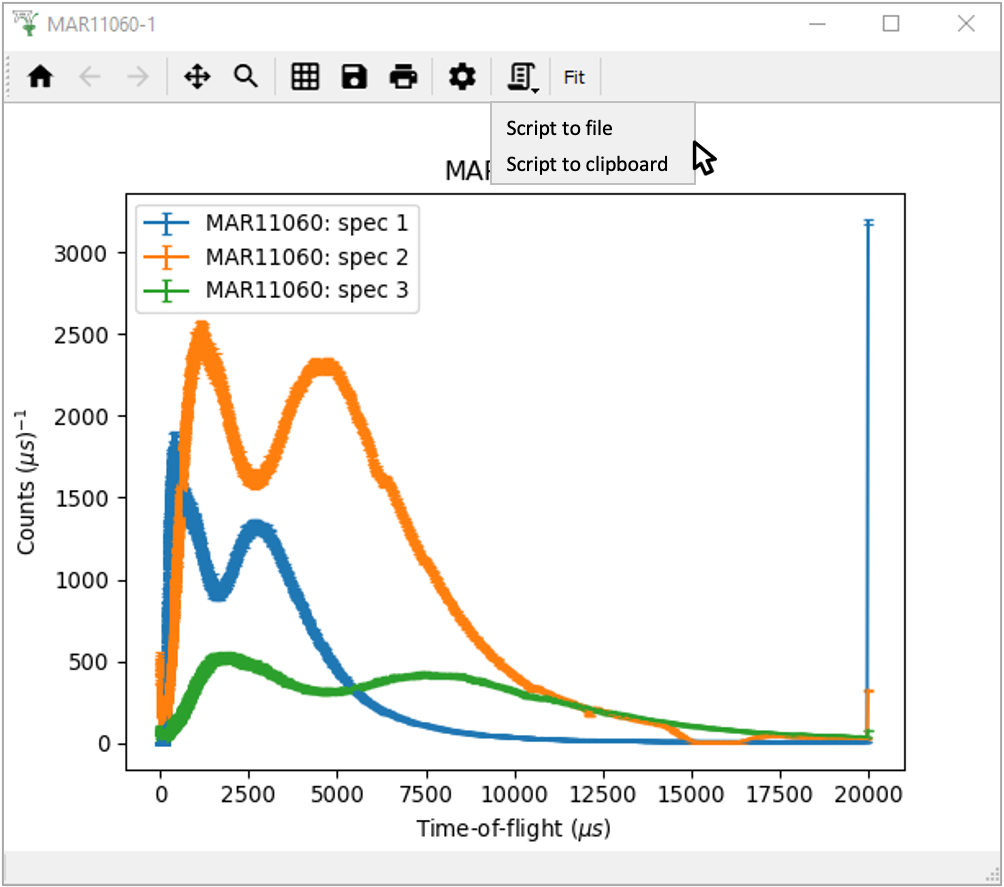 GeneratePlot drop down menu