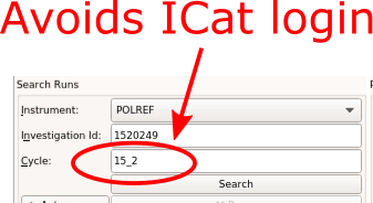 Specify the cycle name in the search interface to get more reliable search results