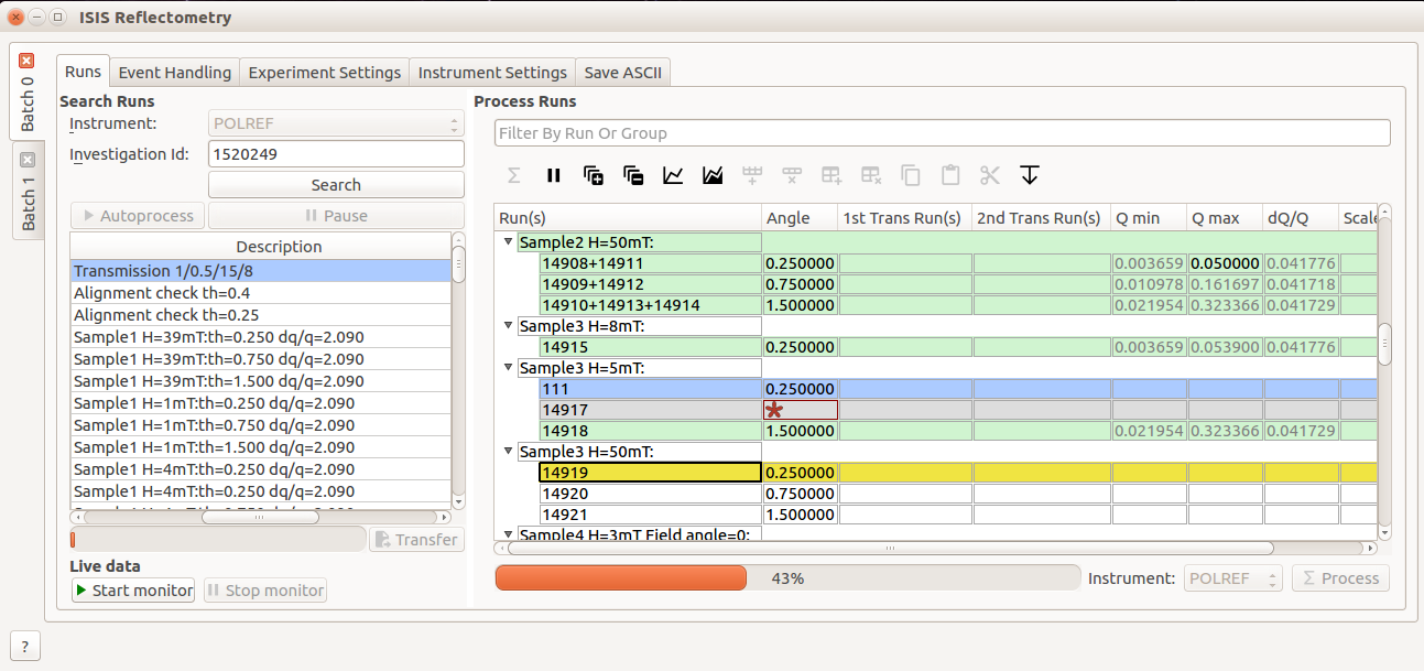 The improved ISIS Reflectometry Interface