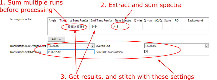Transmission run options