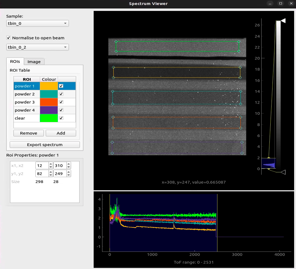 Spectrum Viewer Window