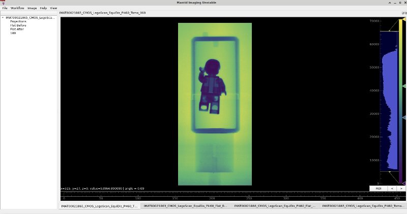Main Window interface displaying lego golden ratio dataset