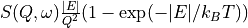S(Q, \omega) \frac{|E|}{Q^2} (1-\exp(-|E|/k_BT))
